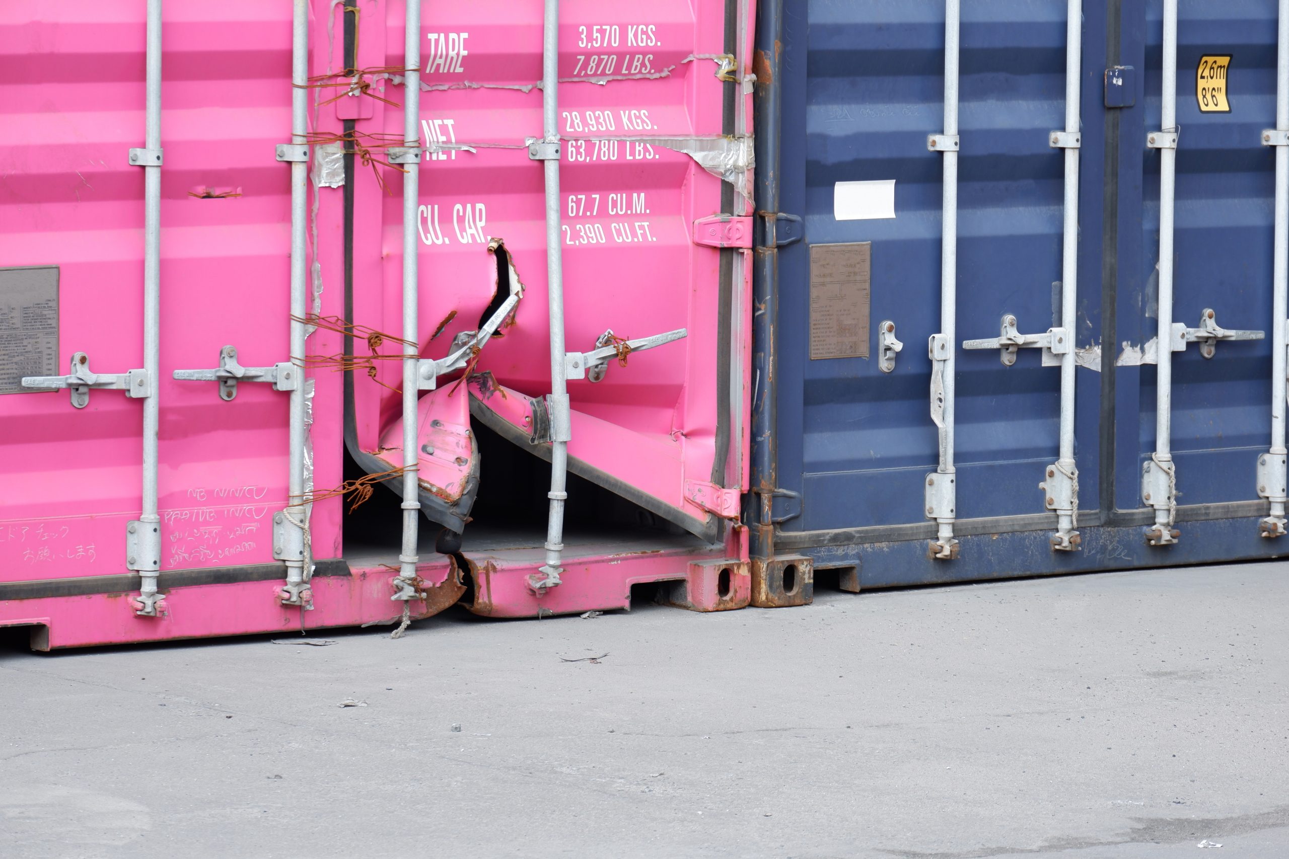 verdeckter Transportschaden